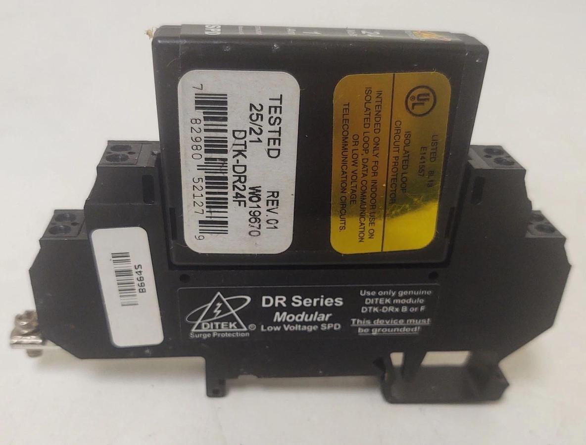 Used 🔥Ditek DTK-DR24F Low Voltage DIN Rail Surge