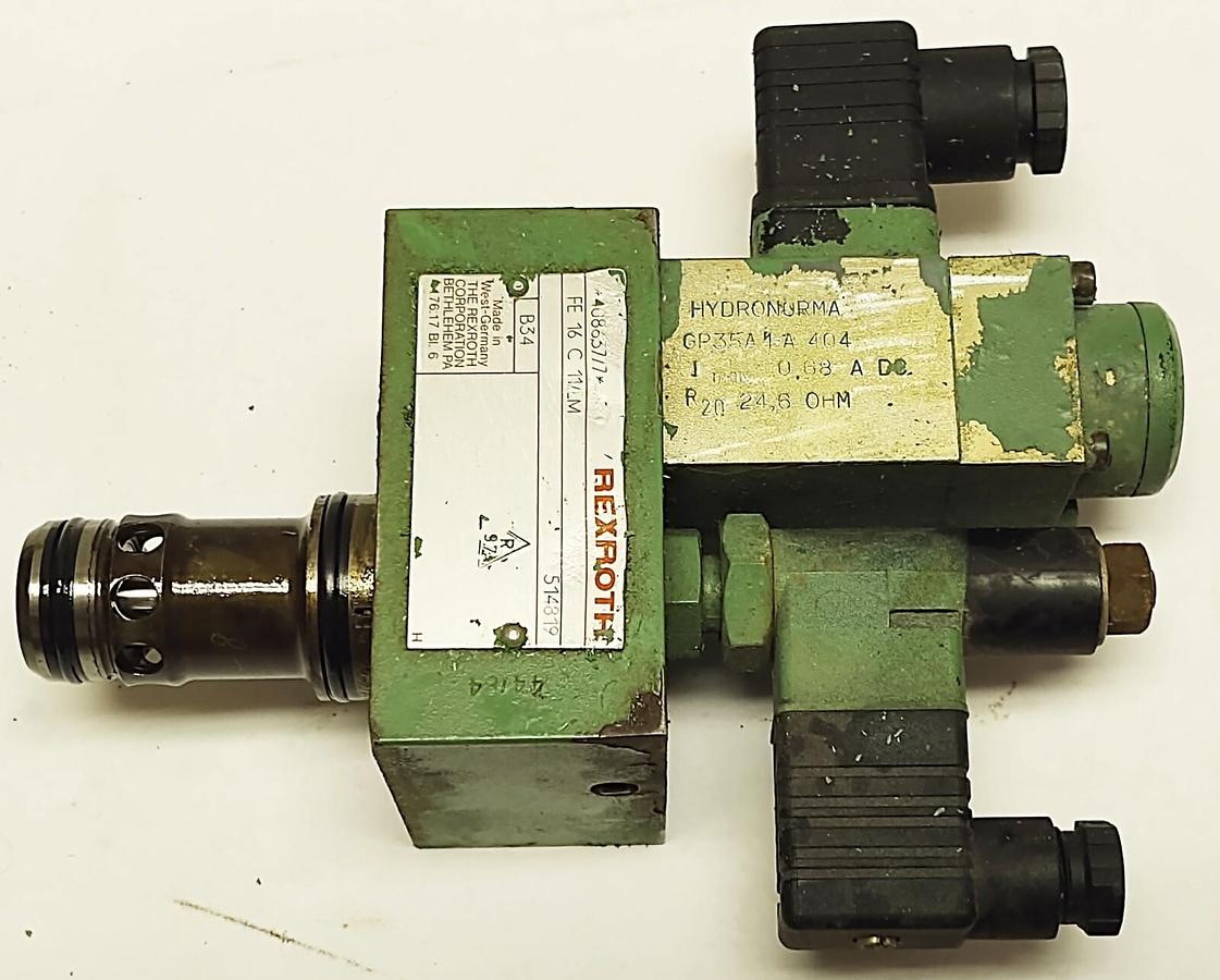 Used Rexroth FE16C 11/LM 408637/7 Proportional Valve FREE SHIPPING