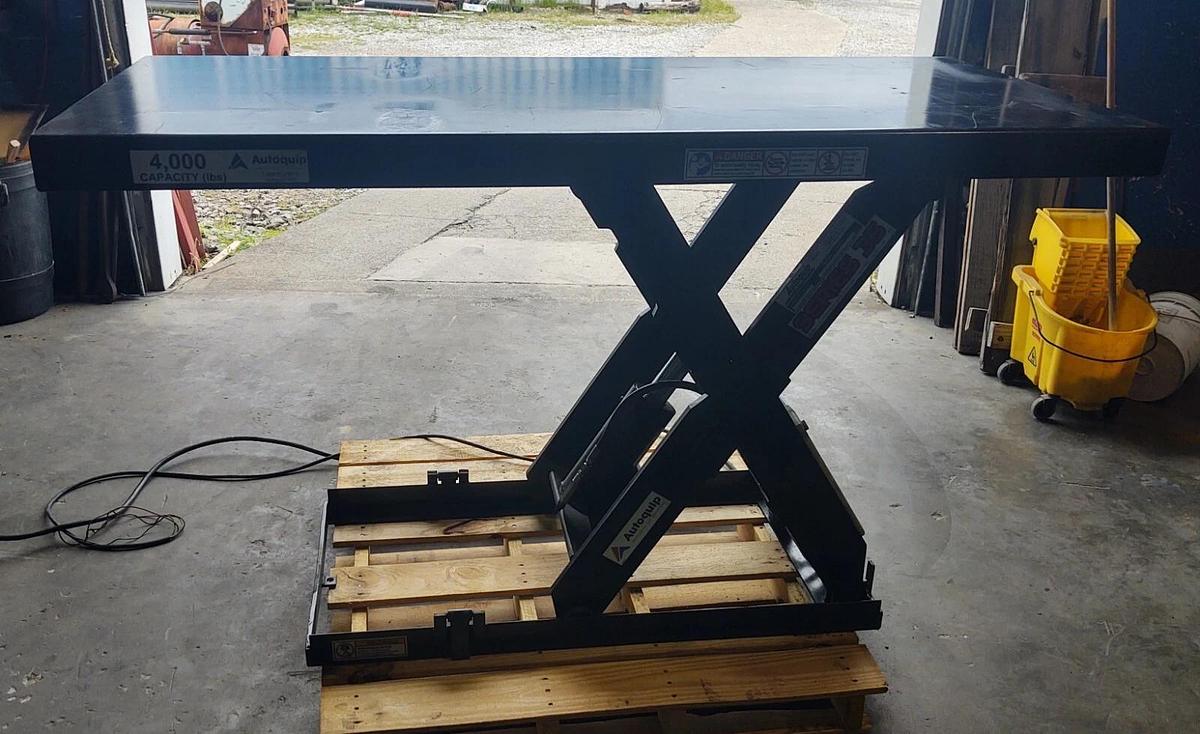 Used 🔥 Autoquip Series 35 4000 lb Hydraulic Lift Table Platform 72"x34" 480VAC