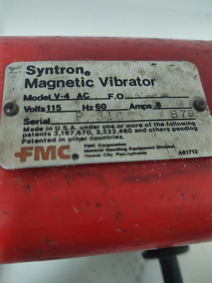 Used 🔥 (2 PCS Lot) Syntron V-4-AC Magnetic Vibrator 115V USED