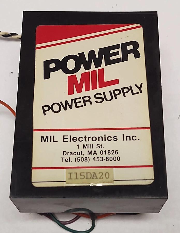 Used MIL ELECTRONICS POWER MIL POWER SUPPLY I15DA20/W FREE SHIPPING