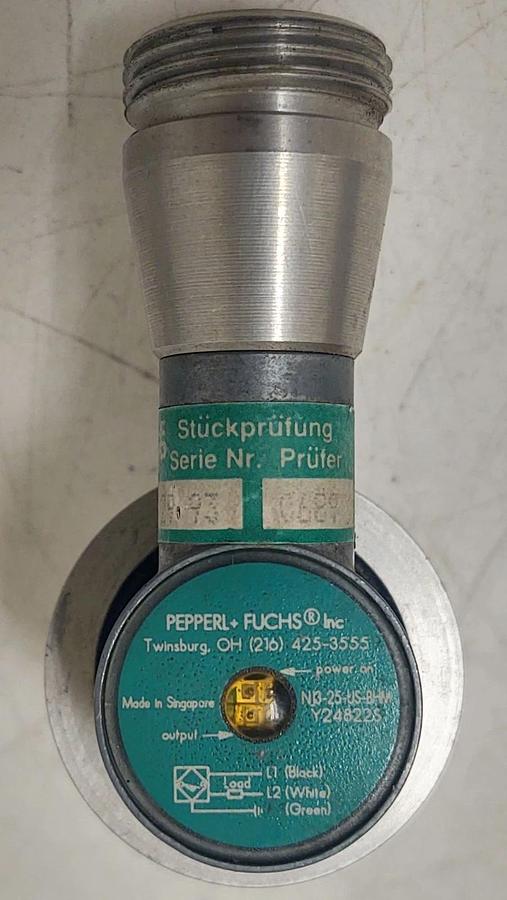 Used 🔥PEPPERL FUCHS NJ3 25-US-BHM, PROXIMITY SENSOR, 20-250VDC 200MA