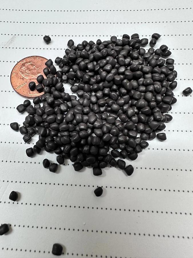 TPE Plastic Pellets Resin (Shore A 77)  Rubber Material Brown 10 Lbs