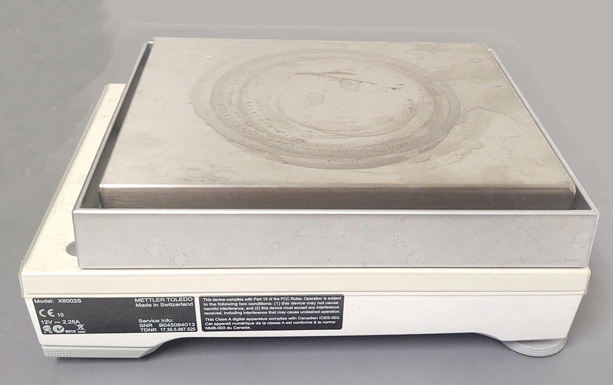 Used 🔥#4 Mettler Toledo X8002S Precision Balance Scale 8100g x 0.1g - No Head Unit