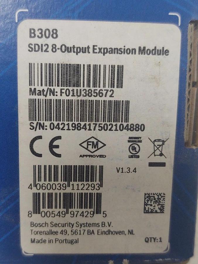 🔥New Bosch B308 SDI2 8-Output Expansion Octo Module