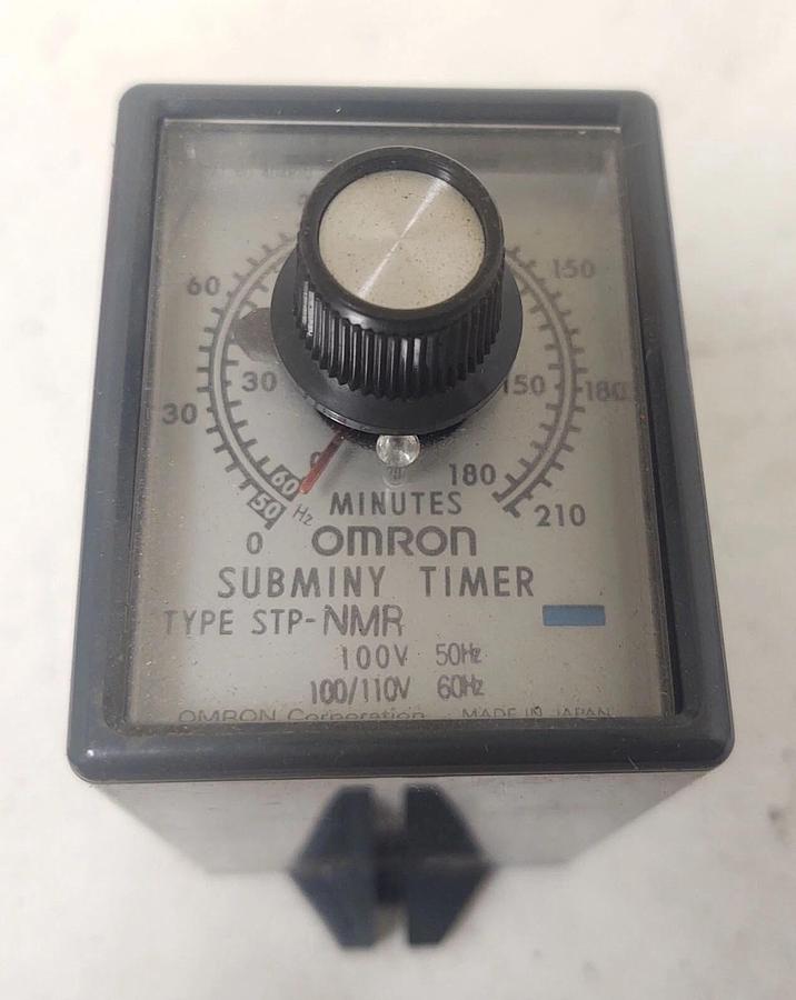 🔥 NEW OMRON STP-NMR 180M-100VAC / 60HZ SUBMINY TIMER 8 PIN MODULE CUBE