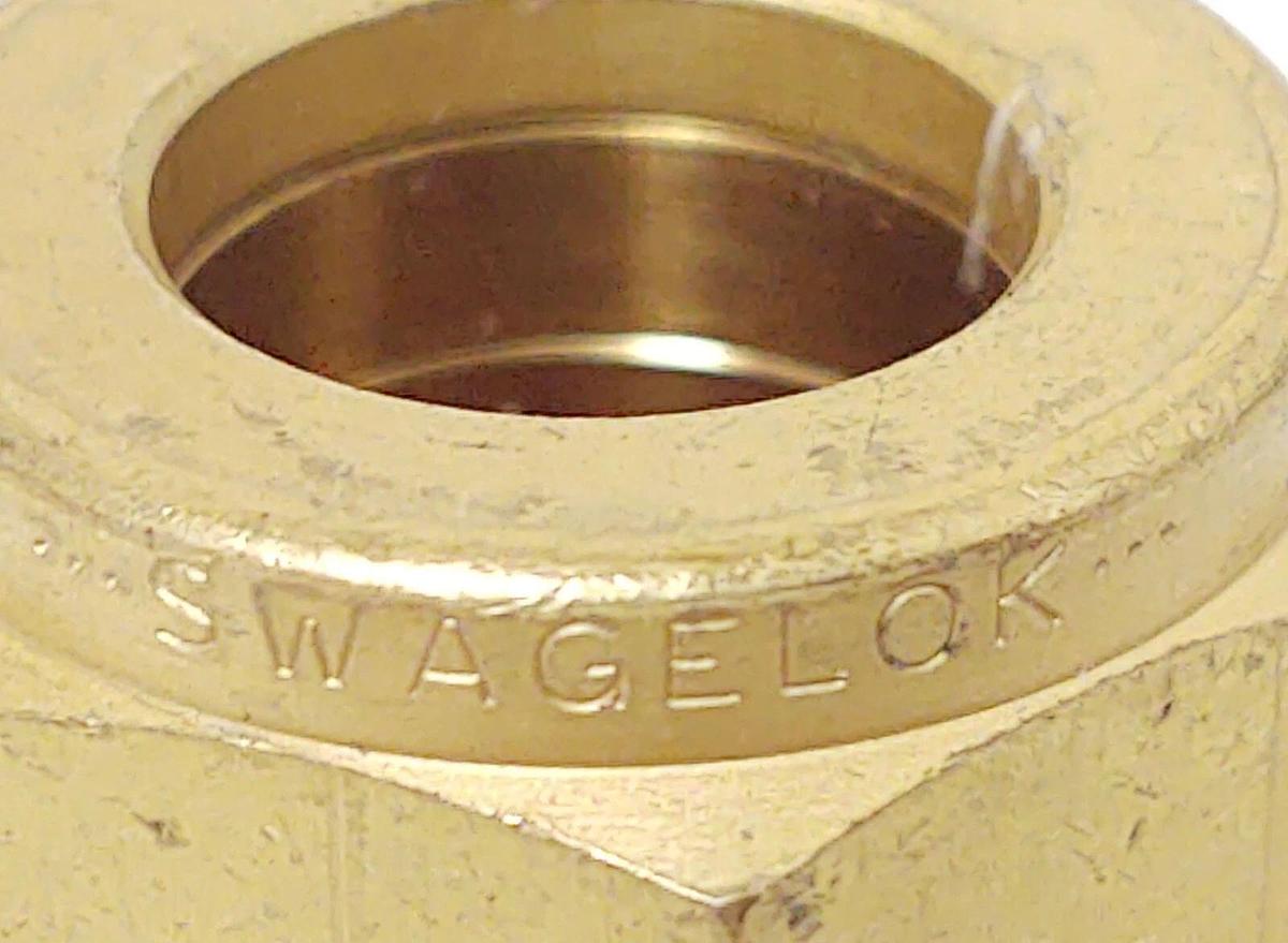 5 NOS- Swagelok Brass Union Compression Fitting, 1/2" OD Tube x 1/2" OD Tube