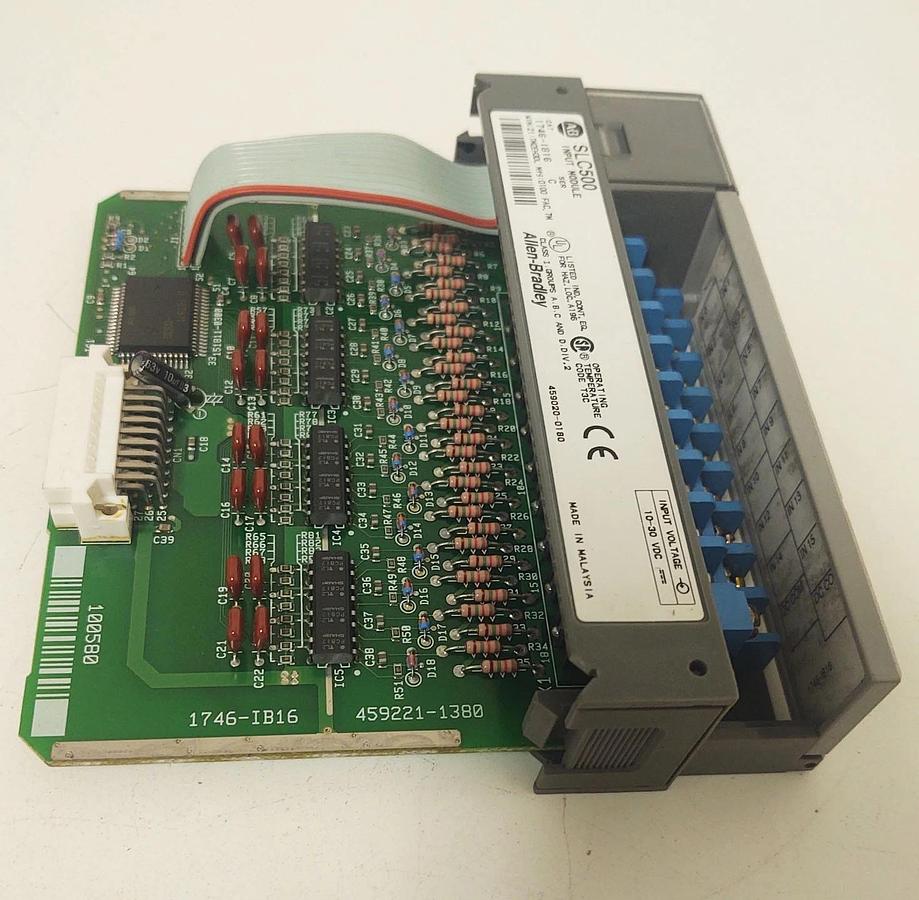 Used 🔥(QTY 8) Allen-Bradley SLC500 DC Input Module 1746-1B16 Ser C