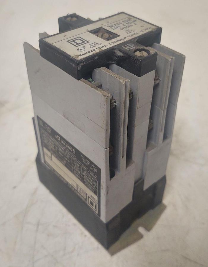 Used 🔥(2 PCS Lot) Square D Class 8501 Control Relay, Form HP Series A, 24V Coil