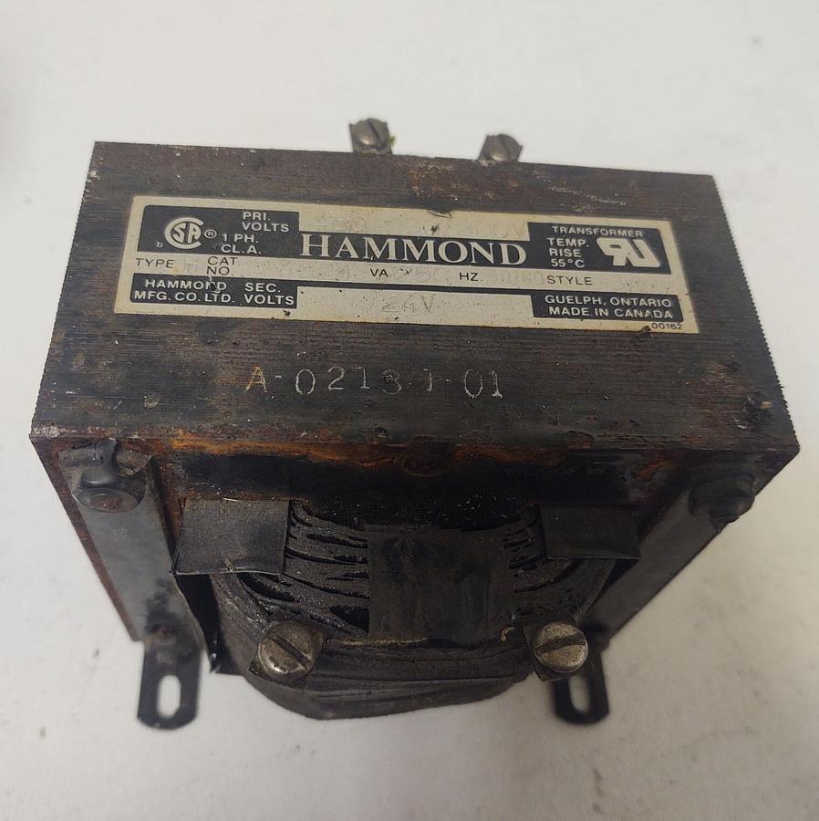 Used 🔥 HAMMOND 124624 TRANSFORMER INPUT 200/230/460 OUTPUT 24 VA250