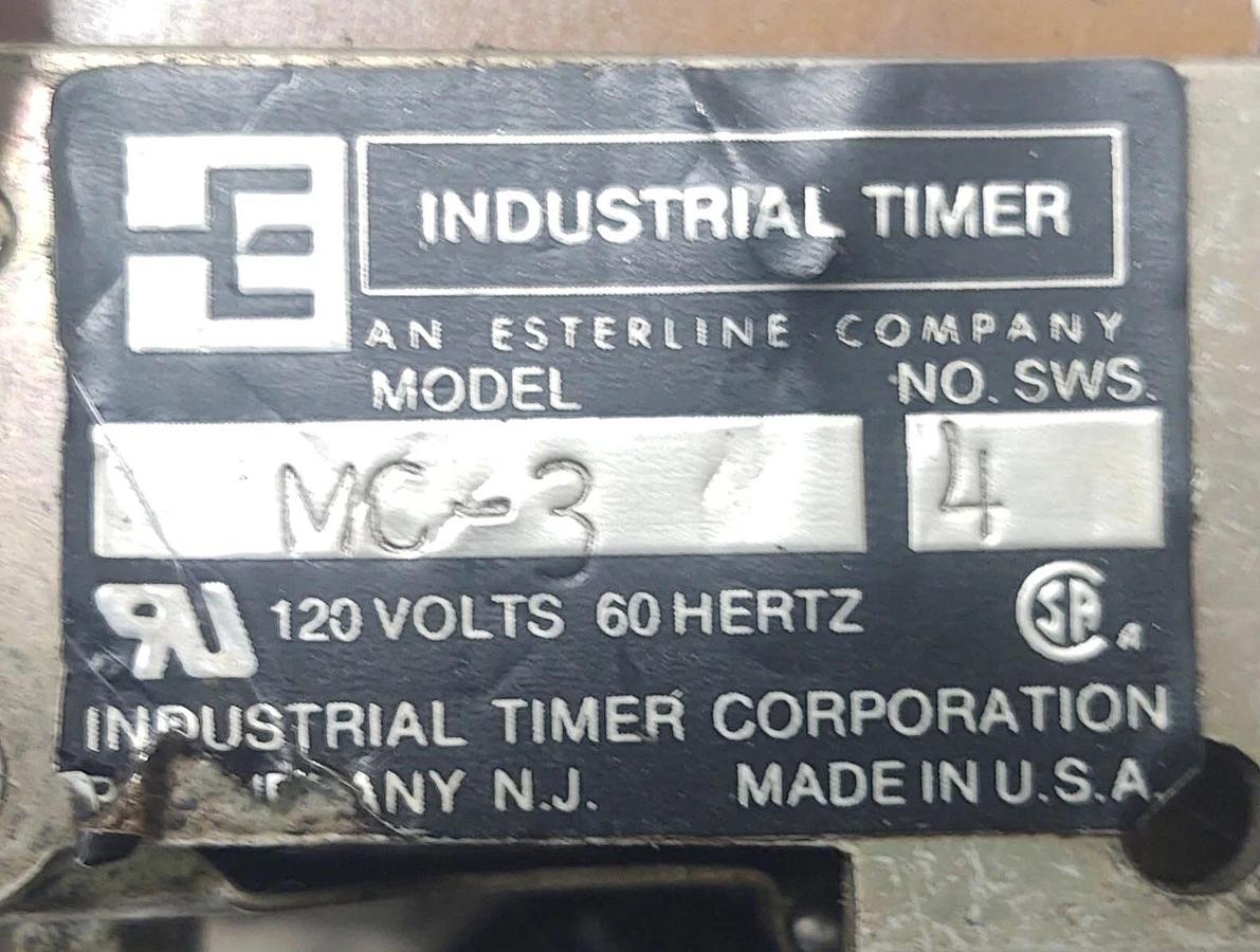 Used 🔥 TESTED Industrial Timer Company MC-4 4 Switch 120V, 60Hz