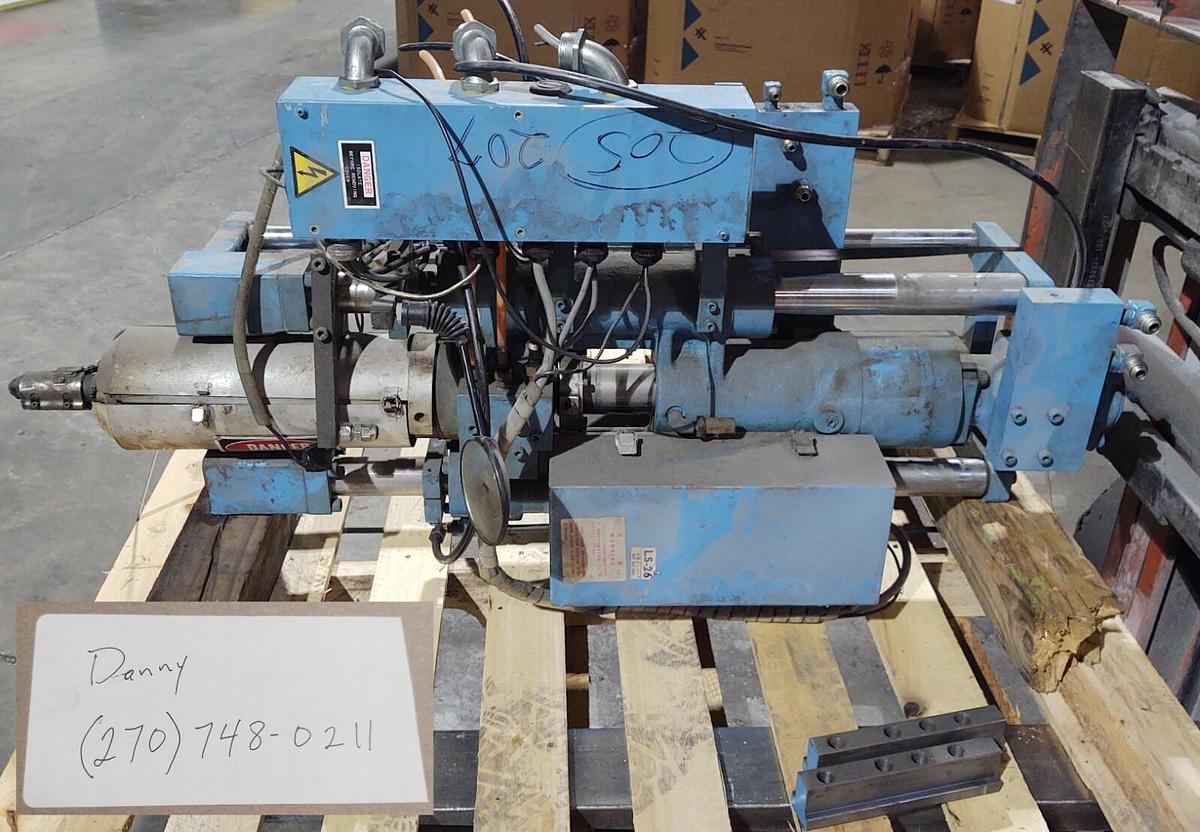 Used Nissei Complete Screw Injection Unit with Heating Removed From SY10