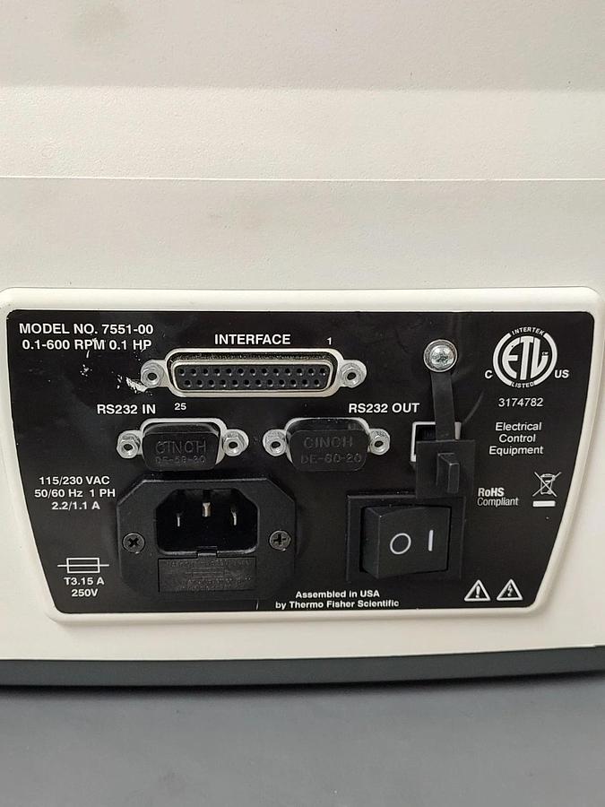 Used đŸ”¥TESTED - COLE PARMER MASTERFLEX L/S 7551-00 Peristaltic Pump #6