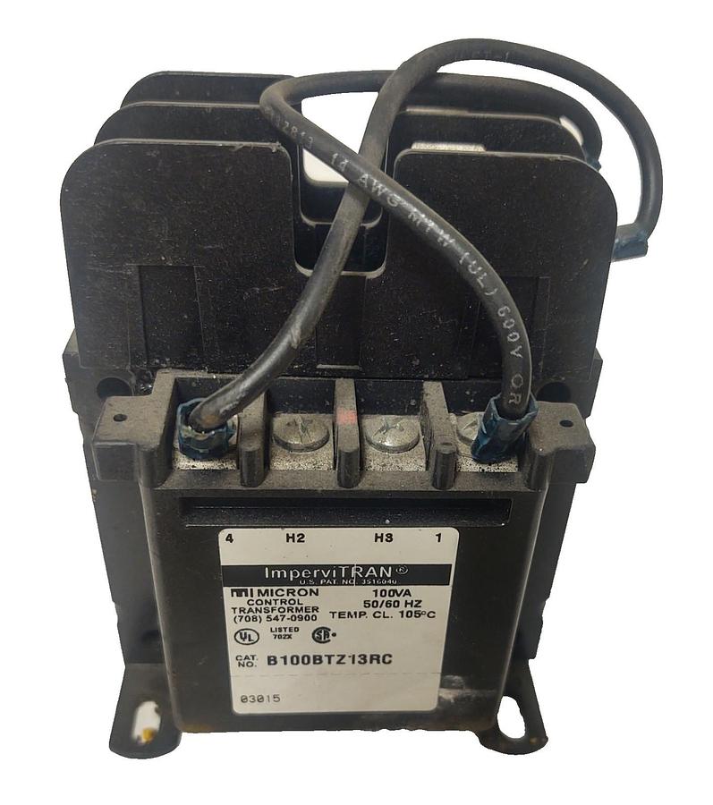 🔥Micron Instruments B100BTZ13RC Control Transformer 100VA