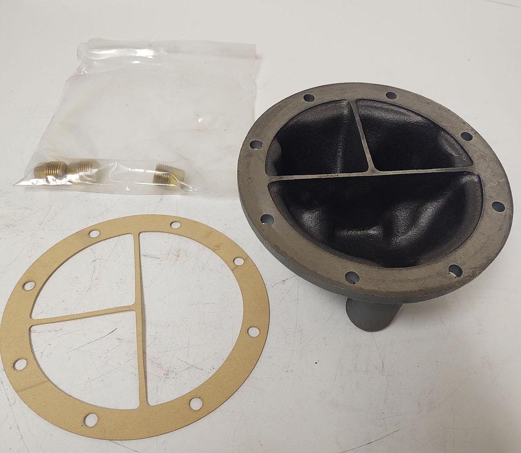🔥Young Radiator F-600-4P Heat Exchanger End Bonnet Cap (4 Pass) 7.5"