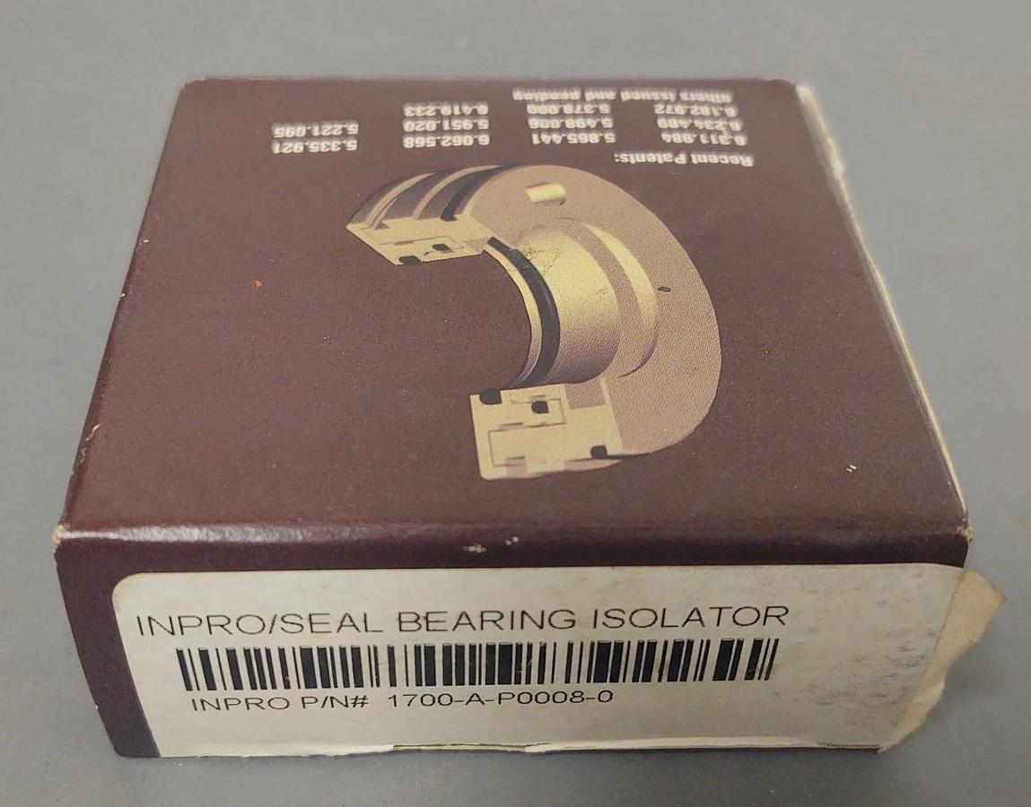 🔥Inpro Seal Bearing Isolator 1700-A-P0008-0 Shaft 1.375 Bore 2.125