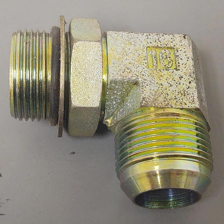 🔥90° HYDRAULIC FITTINGS, 1" JIC x 1" O-RING SAE Adjustable