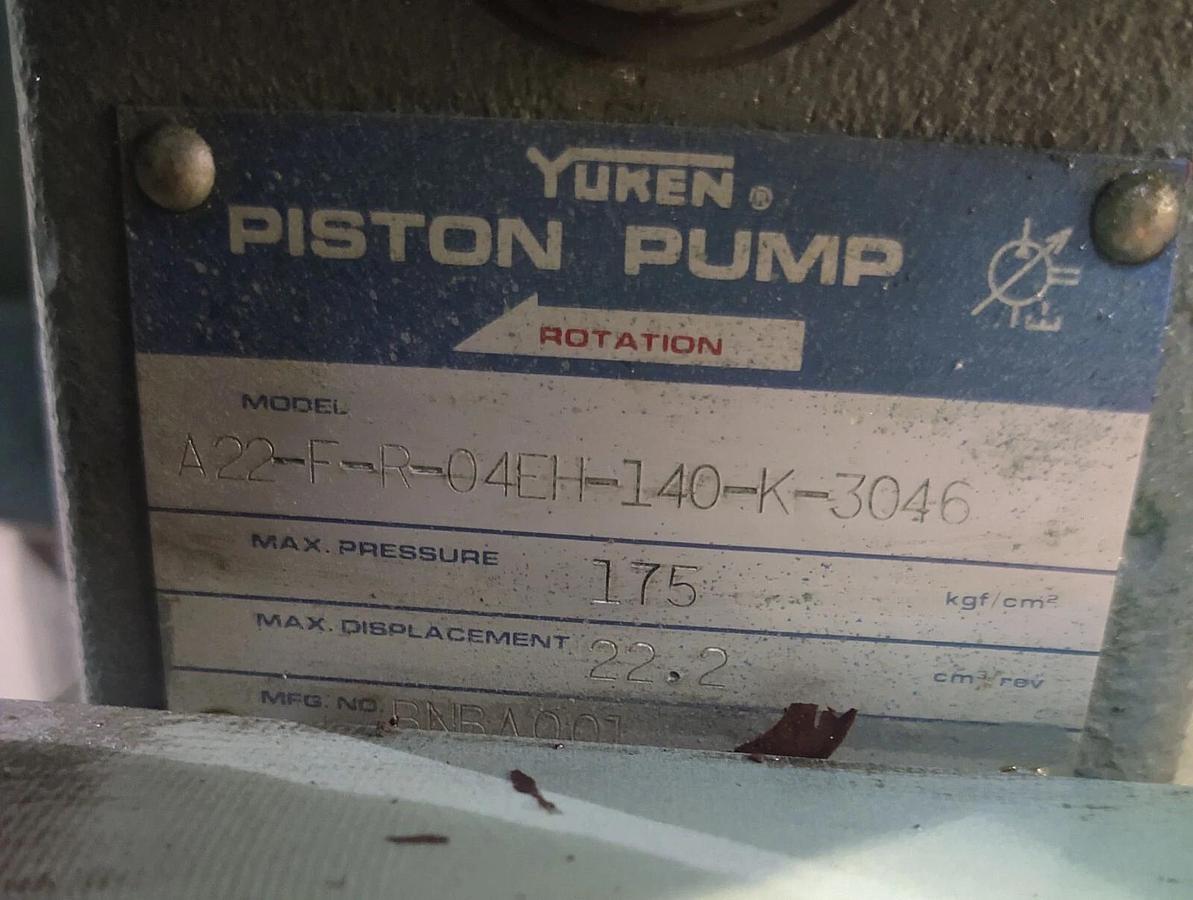 Used Yuken SB1100 Relief Valve EH Series Power Amplifier / Piston Pump / Toshiba 480