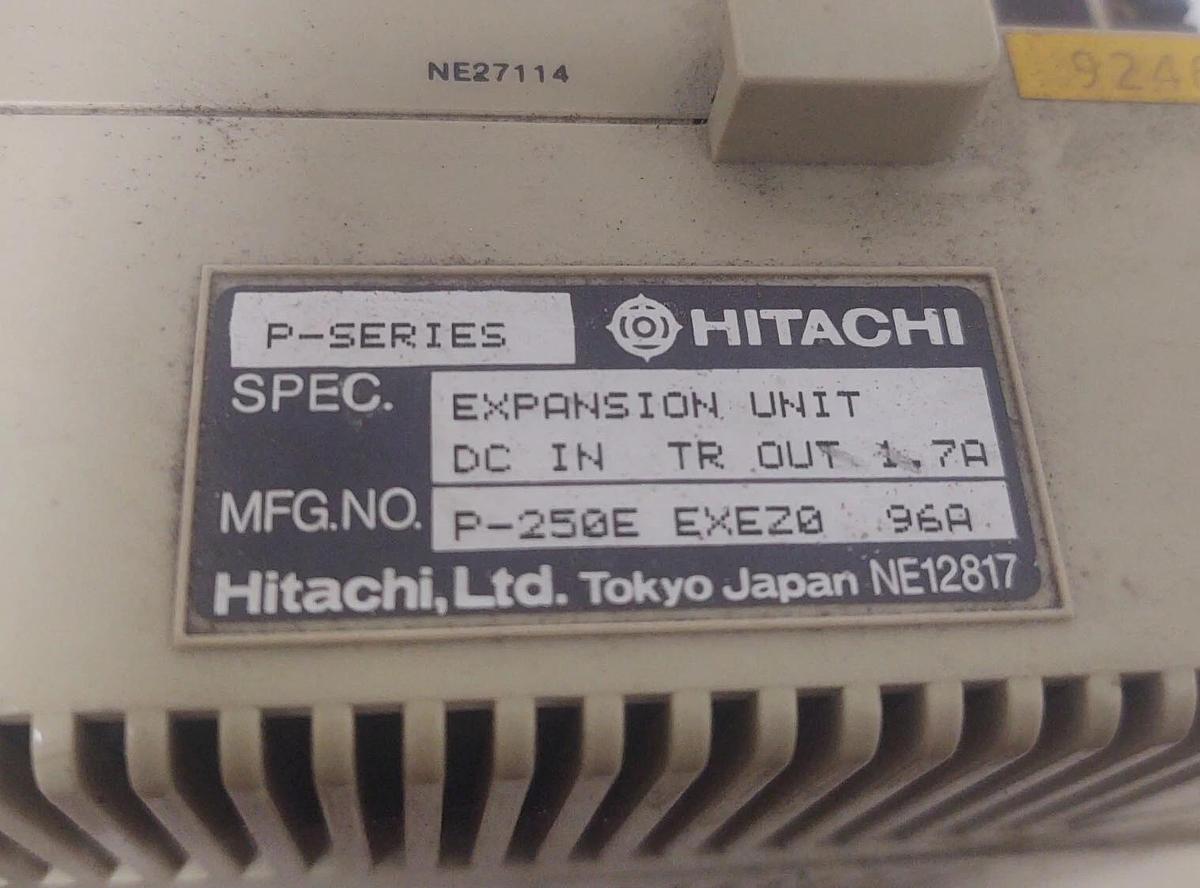 Used 🔥Hitachi P-250E Hizac Exezo Expansion Unit 24VDC