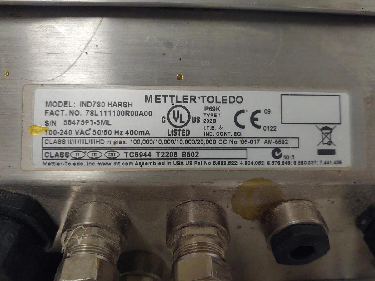 Used 🔥METTLER - TOLEDO IND780  HARSH, SCALE HEAD