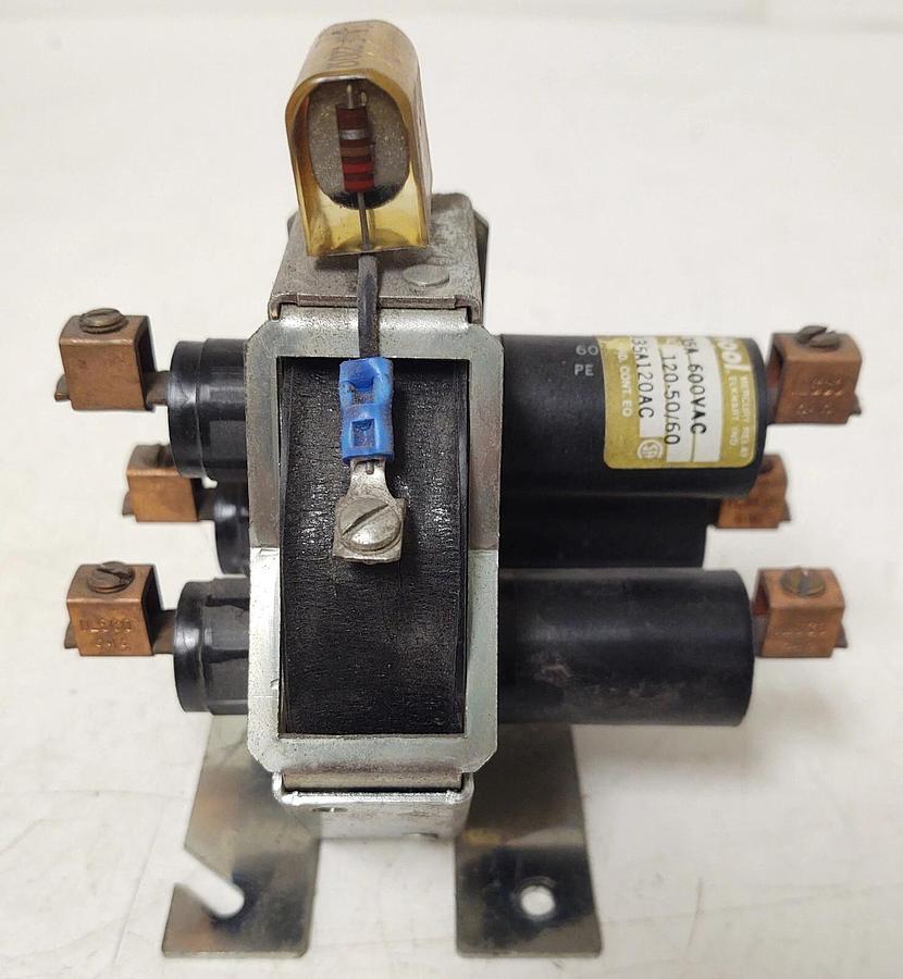 Used 🔥 DURAKOOL 3035A120AC DISPLACEMENT RELAY 600VAC NEW 120VAC COIL 35A