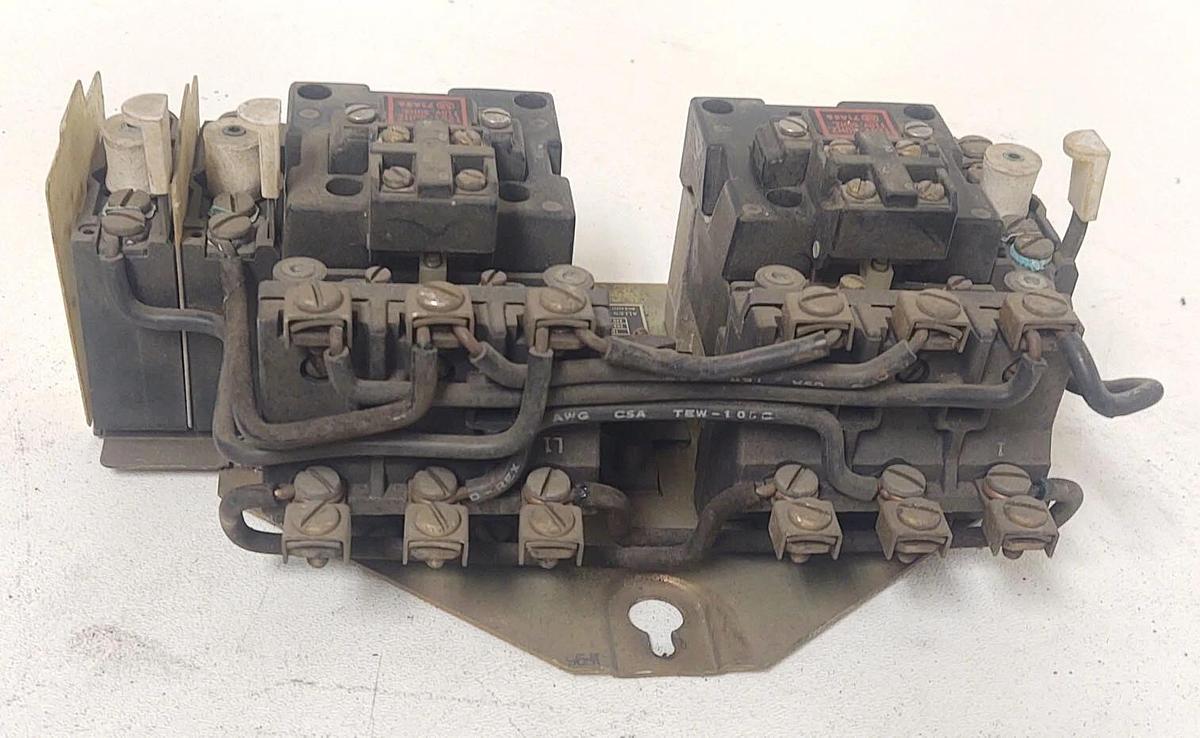 Used 🔥 TESTED ALLEN BRADLEY 705-B0D 103 SER K SIZE 1 REVERSING CONTACTOR 120V COILS