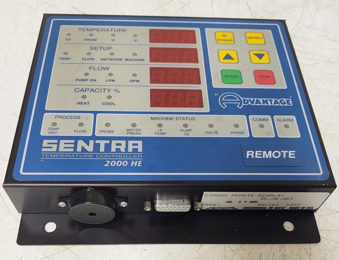 🔥 NEW Advantage 239600 Sentra Temperature Controller 2000HE Remote Display