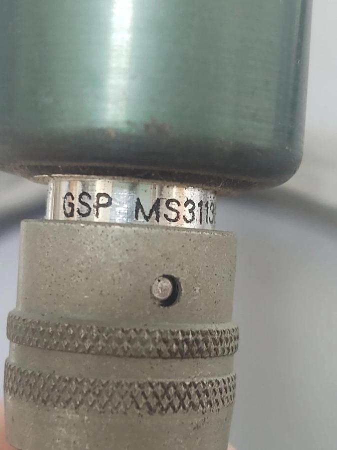 Used 🔥GSP Transducer with Cable MS3113H10-6P GP Model 420 3/8 NPT