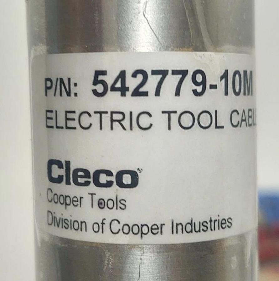 🔥CLECO 542779-10M, COOPER APEX TOOLS TOOL CABLE EXTENSION 10M