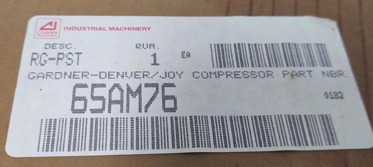 🔥 NEW 65AM76 Cooper Gardner Denver Joy Compressor Piston Ring
