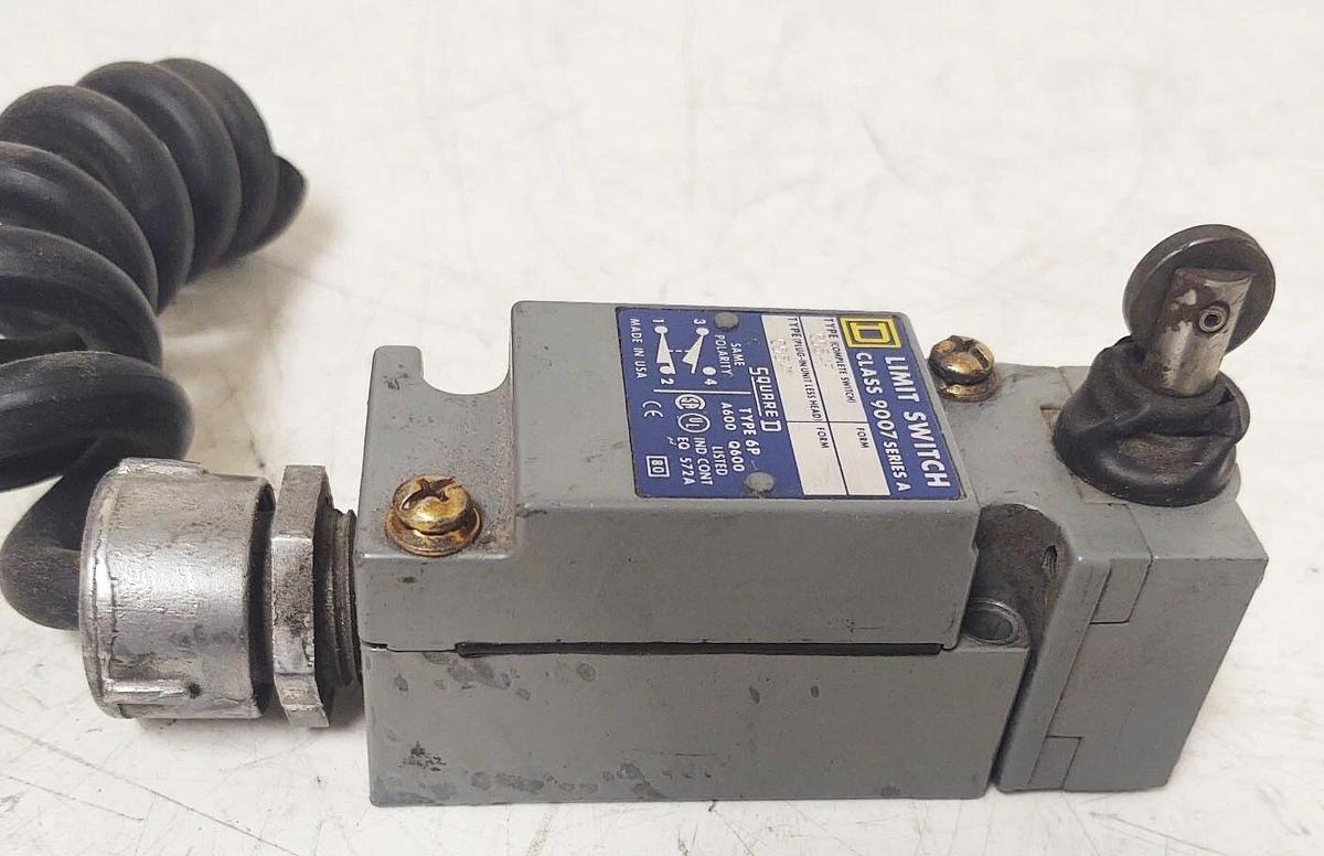 Used 🔥NICE SQUARE D C054F Industrial Plunger Limit Switch, NO/NC View Pictures