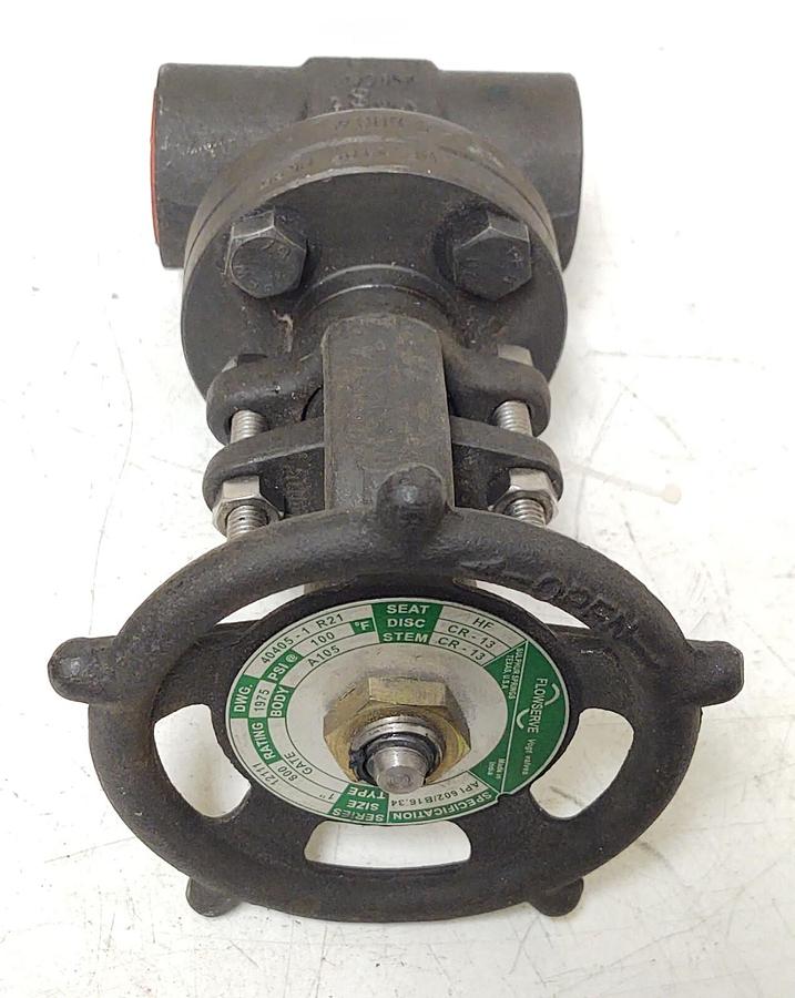 🔥 NEW VOGT 12111 FLOWSERVE STEEL GATE VALVE 1" NPT #800 A105 D-CJL 40405-1 R21
