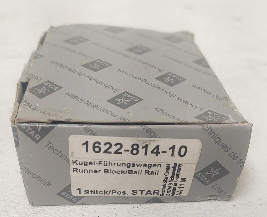 🔥 (4PCS Lot) Kugel-Fuhrungswagon Star Runner Block/Ball Rail 1622-814-10