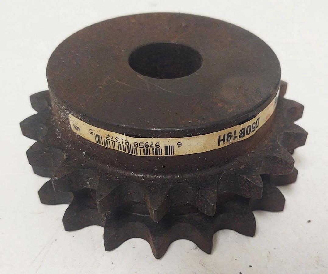 🔥Martin D50B19H Double Plain Stock Bore Sprocket, 19 T, 2 Strand. #50 Chain