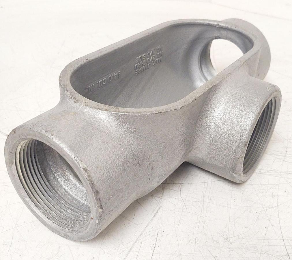 🔥 NEW Crouse Hinds T77 Iron Conduit Outlet Body TEE 2-1/2" T-77
