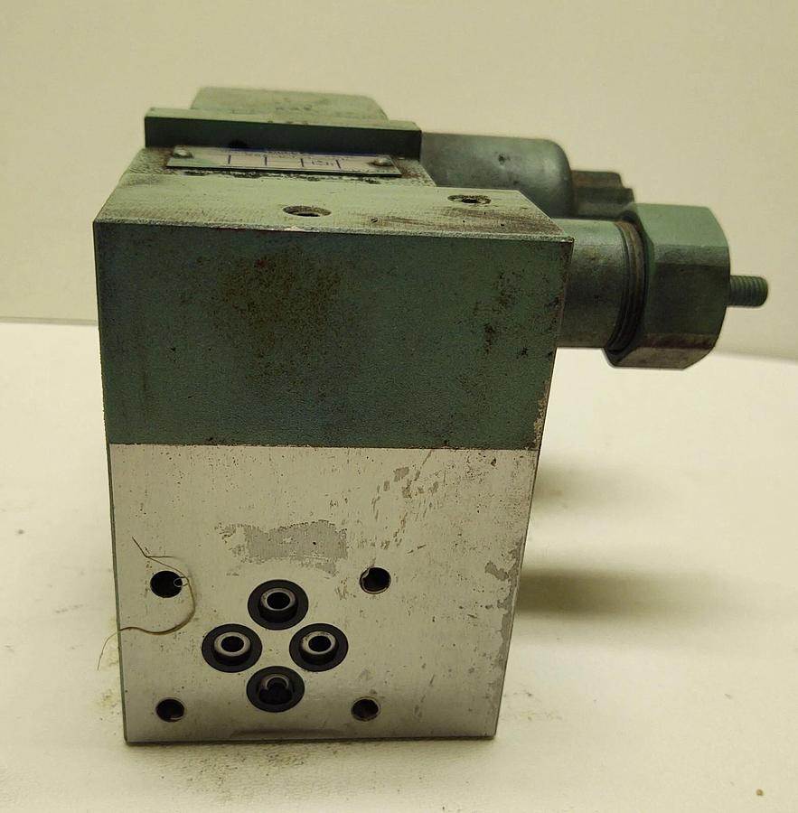 Used Yuken Valve Stake C DSG-03-C-D24-20  With Relief Valve MBA-01-C-30 FREE SHIPPING