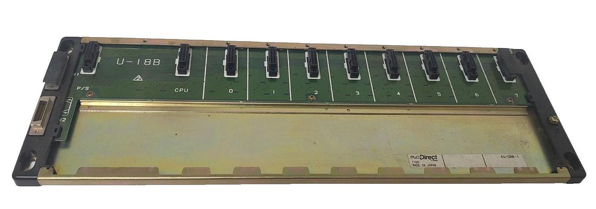 Used 🔥 PLC Direct Koyo Automation Direct Logic, D4-08B-1, 7 Slot Rack