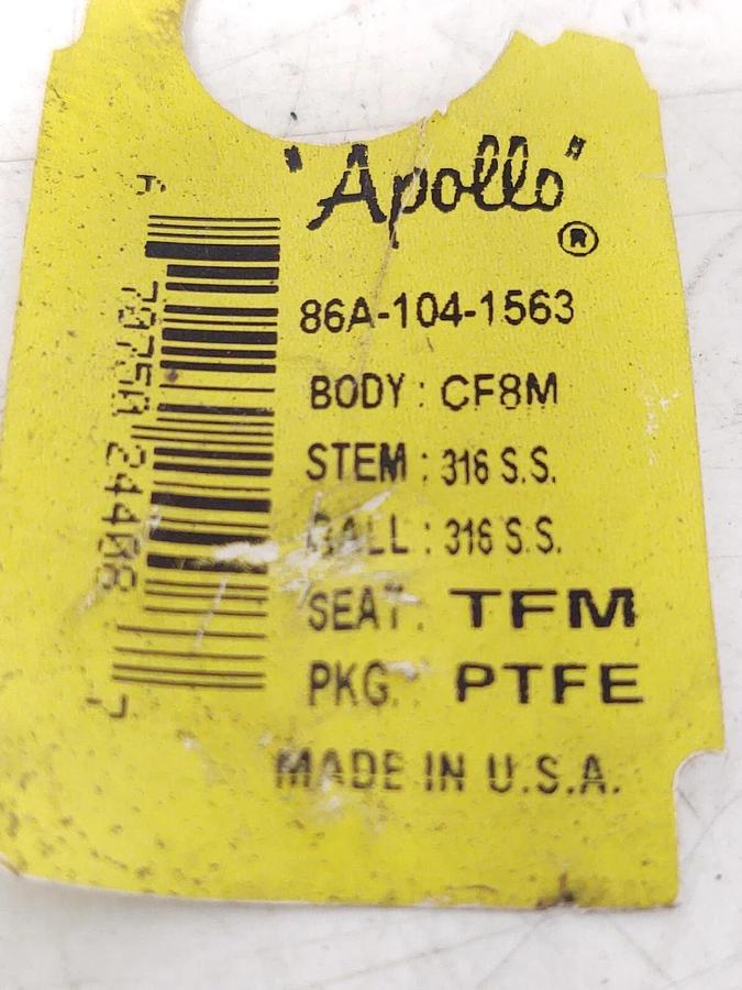 🔥 NEW 3/4" NPT Apollo 86A-104-1563 SS Socket Weld Ball Valve 1500 CWP
