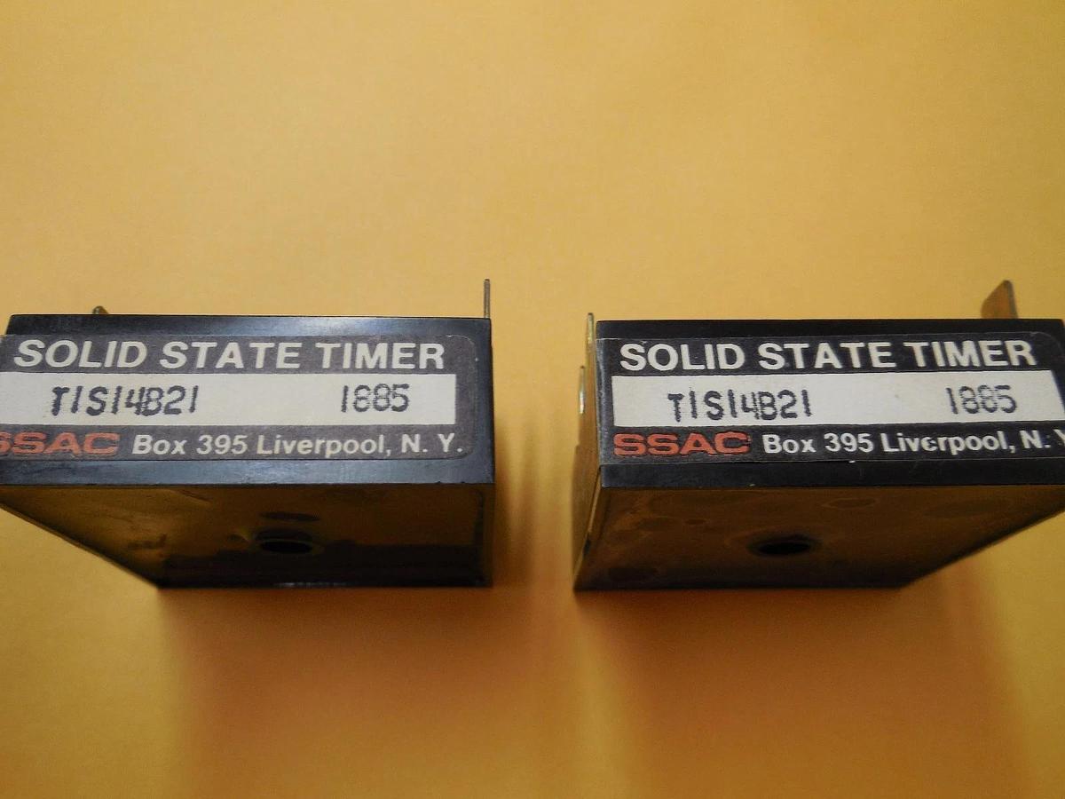 Used LOT OF 2 SSAC TIS14B21 SOLID STATE TIMER 1885