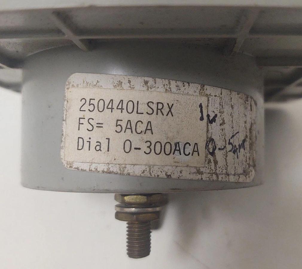 Used đŸ”¥Panel Meter 0-300 A-C Amperes 250440LSRX Panel Gauge