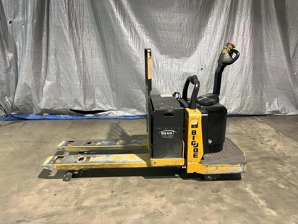 Used Big Joe Electric Pallet Jack Truck Walkie Rider 6,000 LB WRT-60-2748