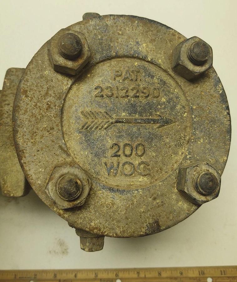 Crane 3" Gate #53515 Cast NPT Directional Gravity Swing Check Valve