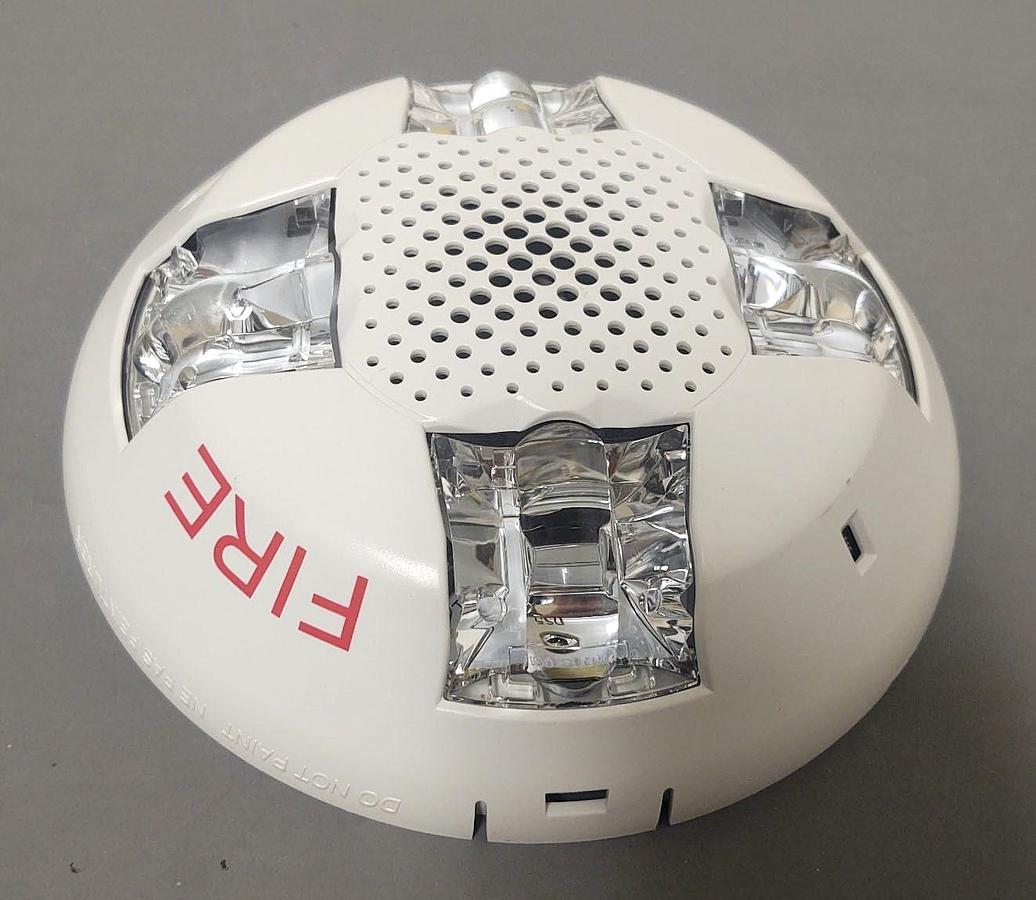 🔥NEW Kidde EGCAV Ceiling WHITE Horn-Strobe Fire Marking NO BOX