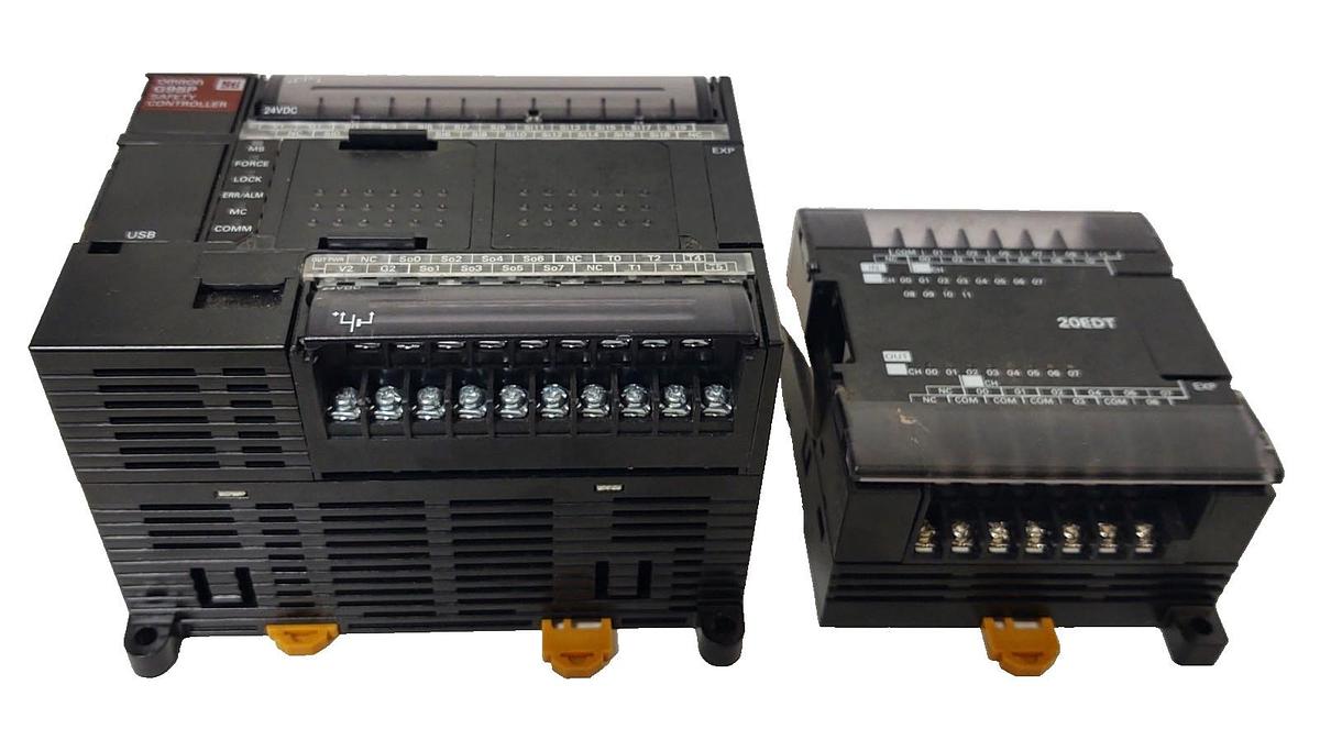 Used 🔥OMRON G9SP-N20S Safety Controller G9SPN20S IN/OUT CP1W-20EDT PLC