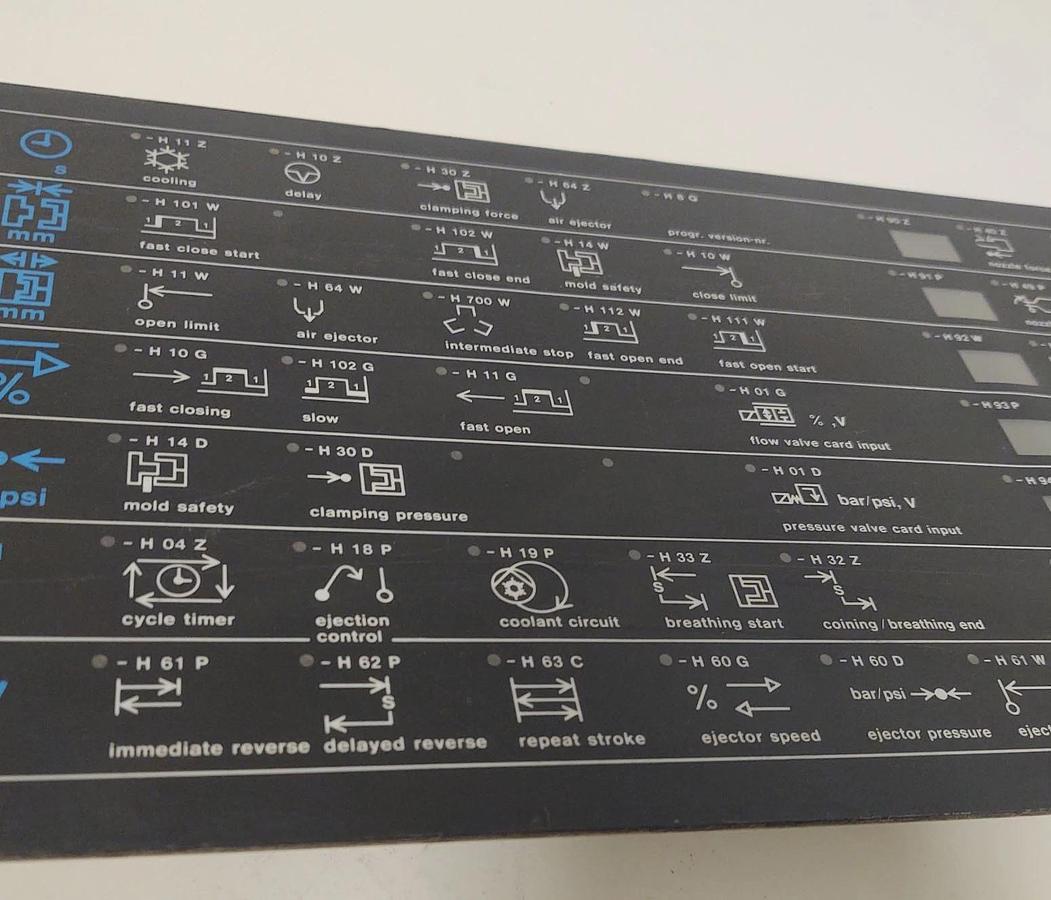 Used 🔥TESTED Boy Plastic Molding Machine MIPRONIC H8R1 Operator Control Panel NICE