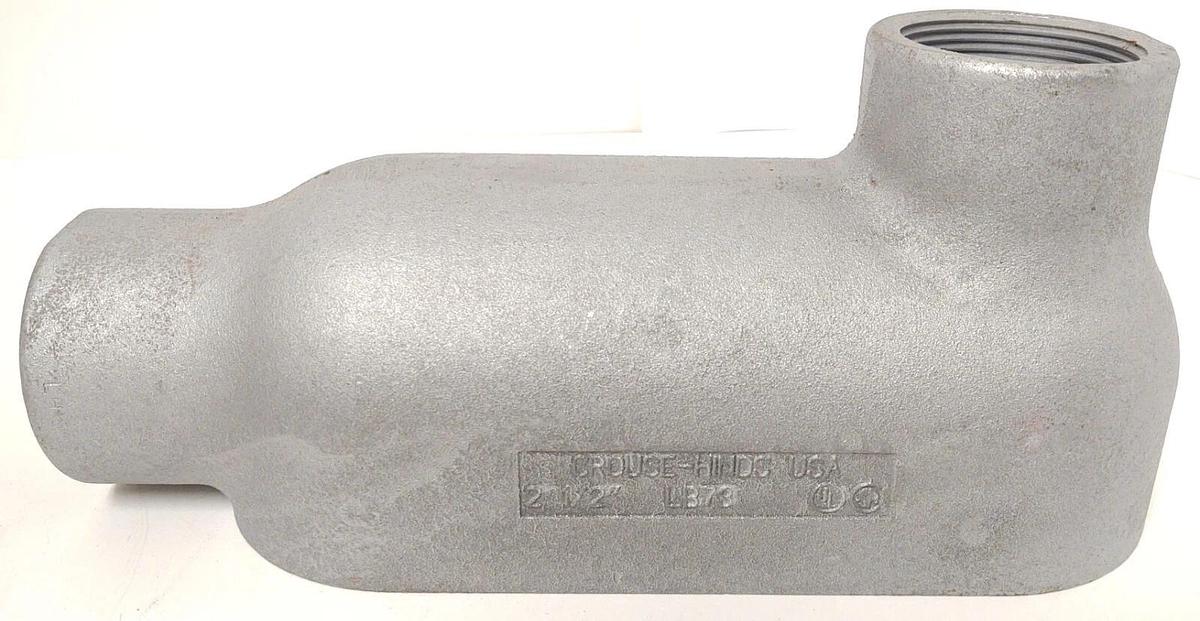 LB78 CROUSE HINDS 2-1/2-INCH HUB SIZE STYLE-LB FORM 8 IRON CONDUIT OUTLET