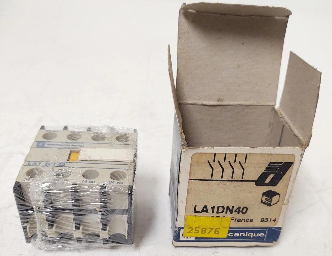 🔥NIB Telemecanique Auxiliary Contact Block    LA1DN40