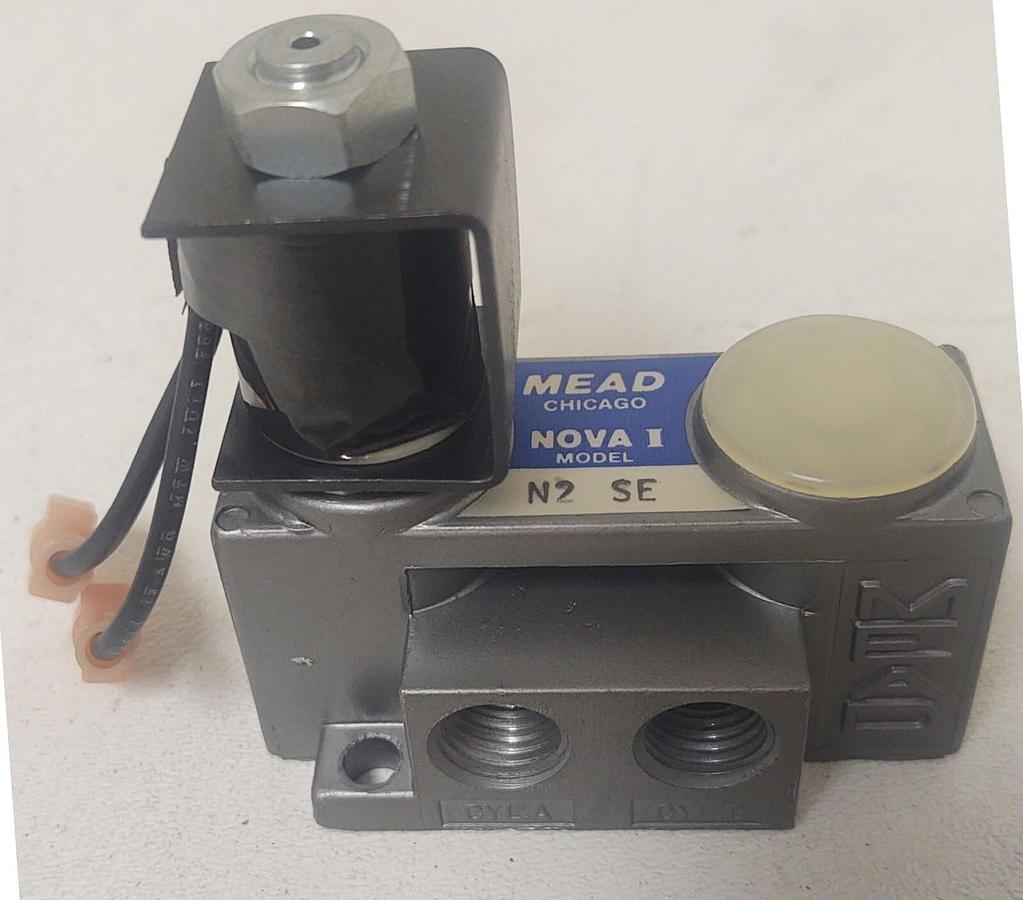 🔥 MEAD Nova 1 Model N2SE Pneumatic Air Valve 24V Coil