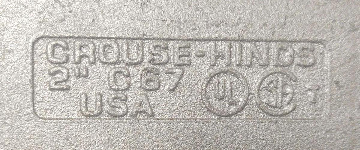 🔥 (NEW) Crouse-Hinds C67 2” CONDULET BODY