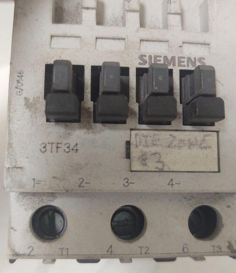 Used 🔥(2 PCS Lot) SIEMENS Relay Contactor 3TF34 11-OA 120V Coil